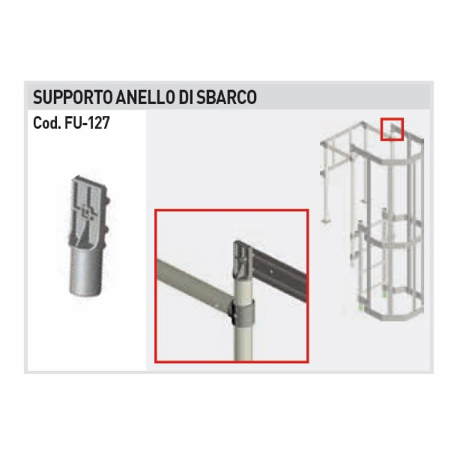 Vendita online Supporto anello di sbarco - (rif. Facal FU-127)